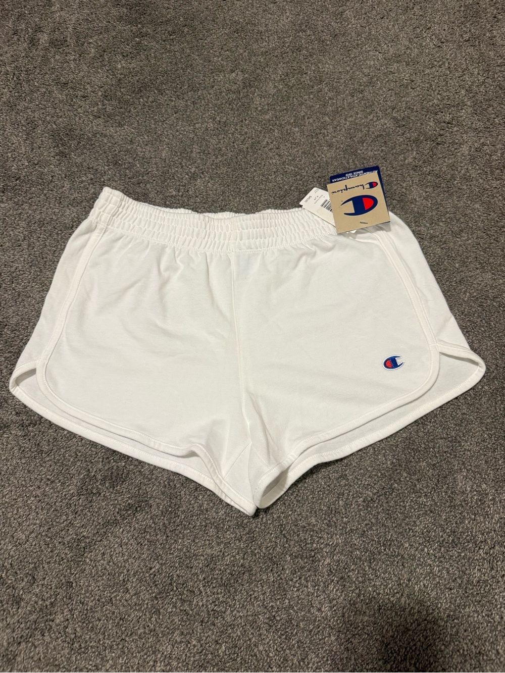 Champion White Women's Athletic Shorts